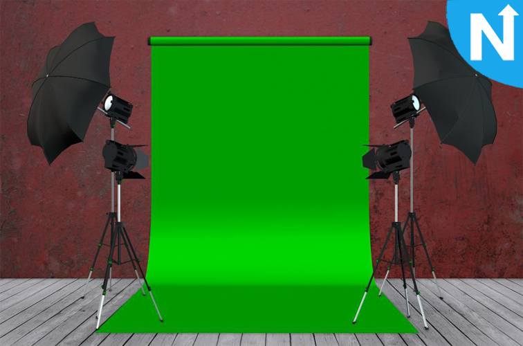پرده سبز برای فیلمبرداری