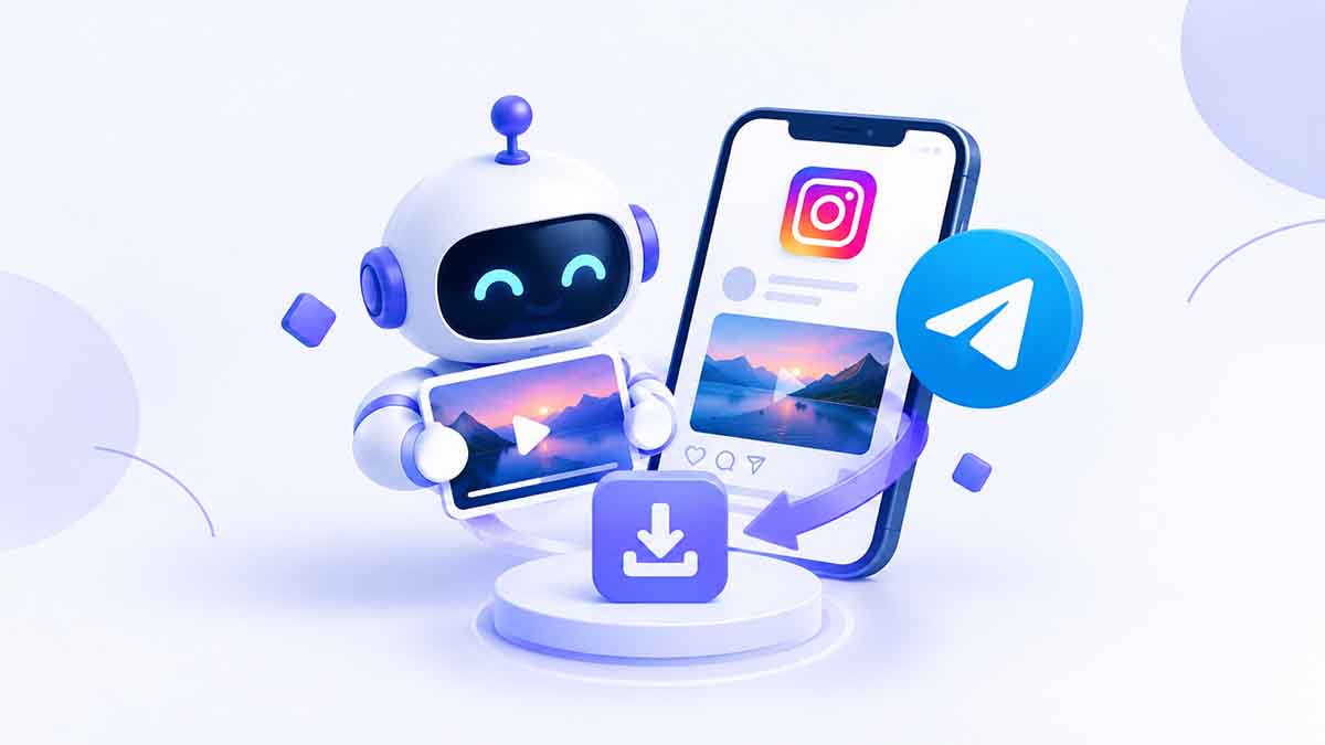 روش استفاده از ربات تلگرام دانلود از اینستاگرام