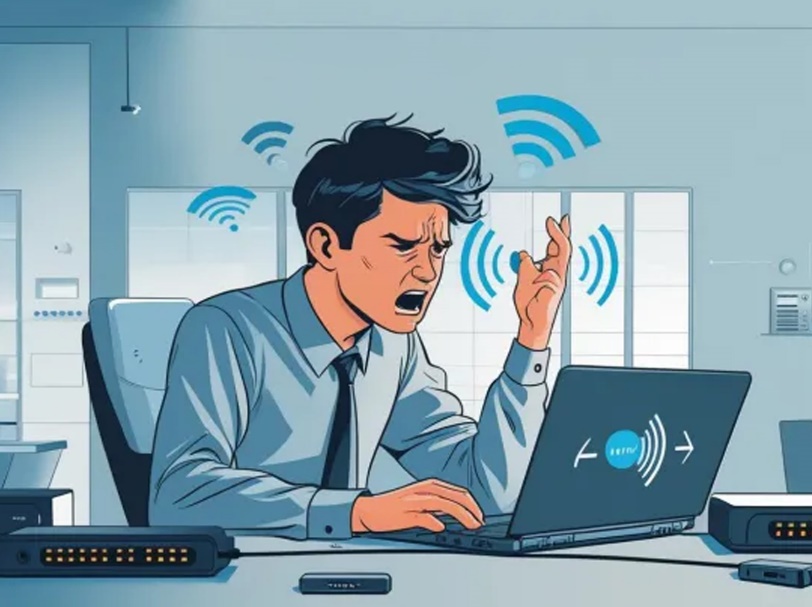 عصبانیت کارکنان از قطعی اینترنت و شبکه شرکت